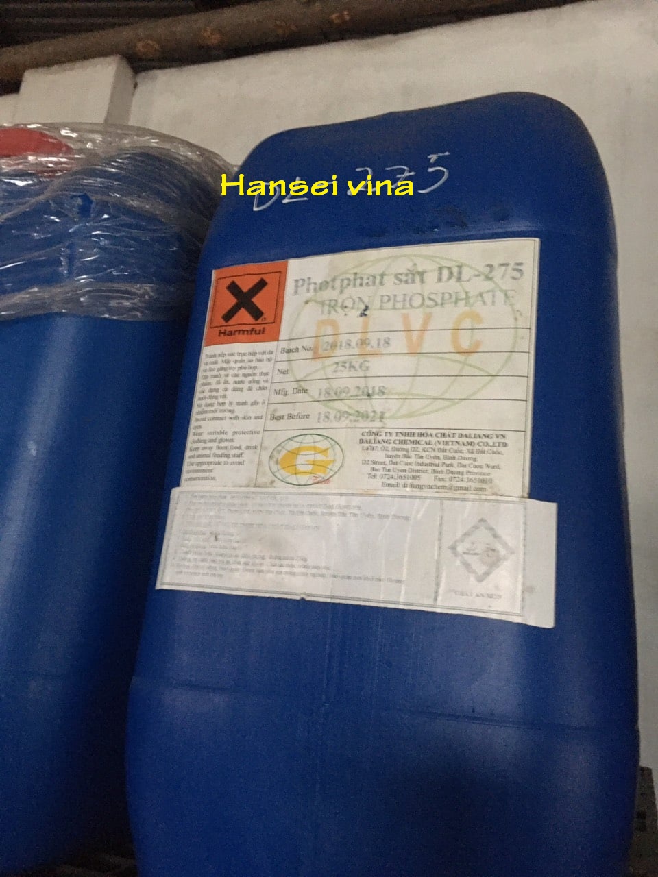 Chất phosphate sắt, photphat kẽm cho sắt